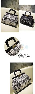 หมดค่ะ กระเป๋าLuluhouse รุ่น L118-02BWW กระเป๋าสวยเกาหลี  ดูหรู และเนี๊ยบมากๆ คะ